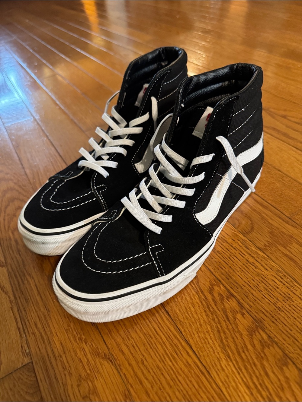Vans Sk8-Hi Black White High Top Sneakers